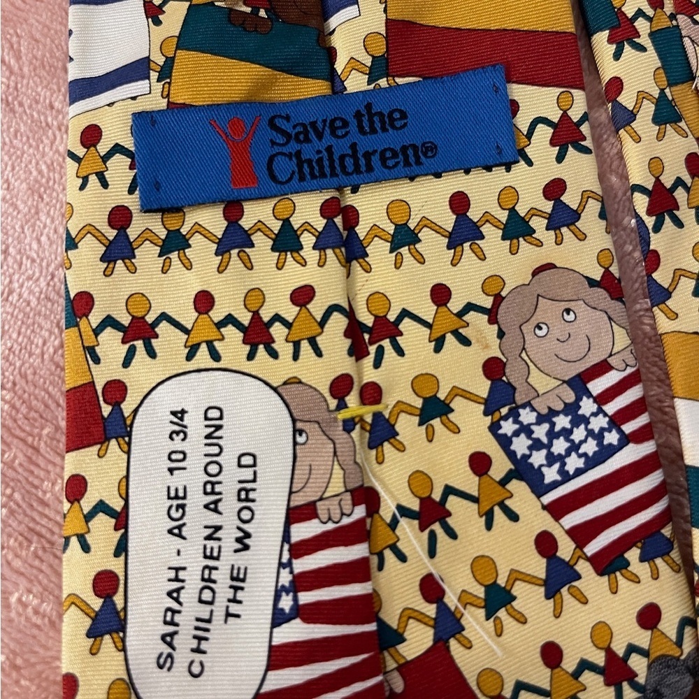 Colorful International Flag Pattern Tie - Picture 6 of 8